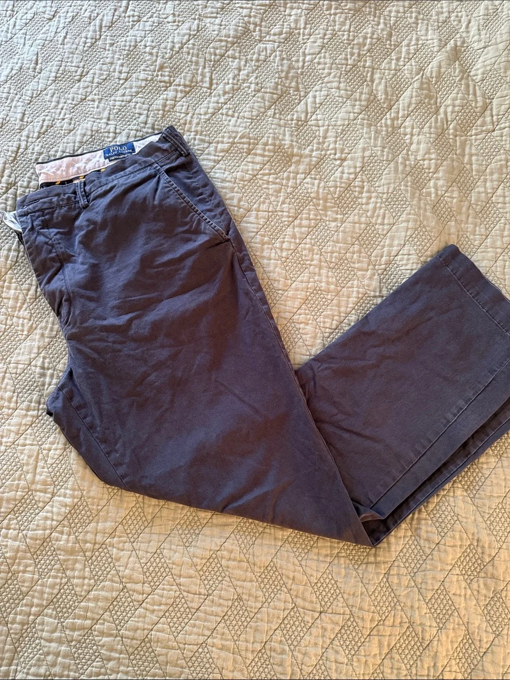 Polo by Ralph Lauren Dark Navy Cotton Chinos - Men